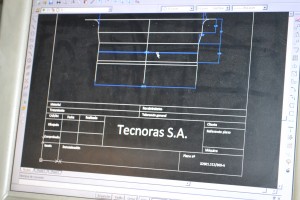 Diagrama digital de una pieza para fabricación